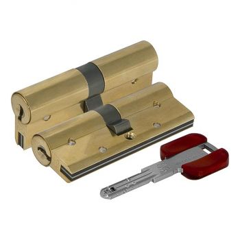 Цилиндровый механизм Cisa RS3 OL3S1-18.66 (80 мм/35+10+35), ЛАТУНЬ