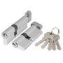 Цилиндровый механизм с вертушкой AX102/70 mm (35+10+25) CP хром 5 кл.