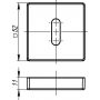 Накладка NORMAL PS USQ CP-8 Хром 2 шт.