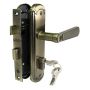 Замок врезной MAXI Locks MLC62-297-AB комплект с ручками и ц.м. Бронза