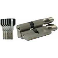 Цилиндровый механизм LIVGARD CW70 перфо.ключ-вертушка SN Матовый никель