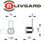 Замок почтовый LIVGARD CL500-25mm 2кл.