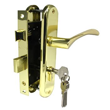 Замок врезной MAXI Locks MLC62-550-PB  Полированная латунь