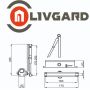 Доводчик Livgard DC-75kg BR Коричневый