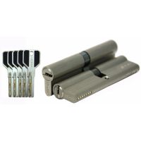 Цилиндровый механизм LIVGARD C110 перфо.ключ-ключ SN Матовый никель