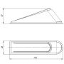 Фиксатор двери DSF-110 серый
